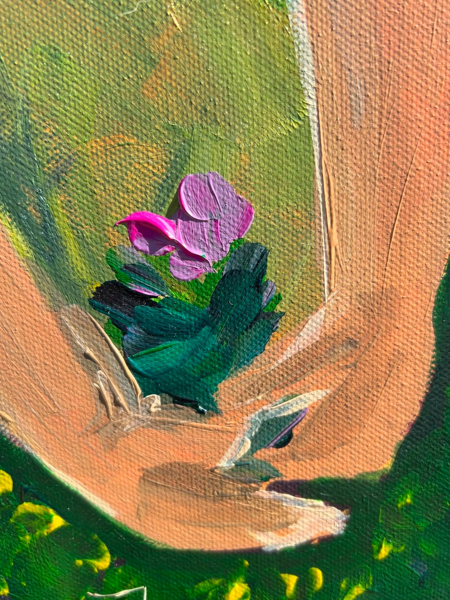 Tanja’s Garden | Original 24x36 Acrylic Painting | May D Studio