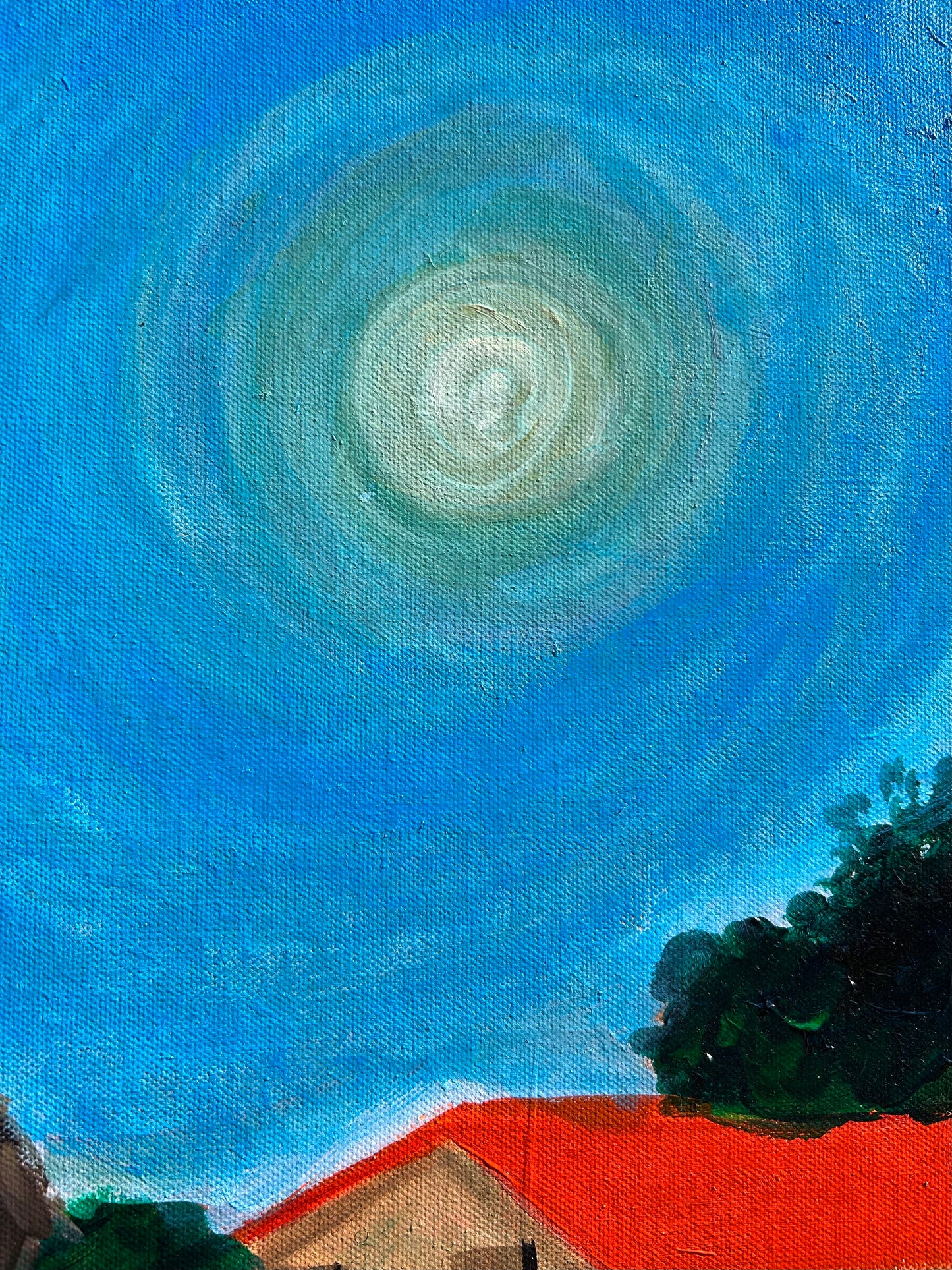 Tanja’s Garden | Original 24x36 Acrylic Painting | May D Studio