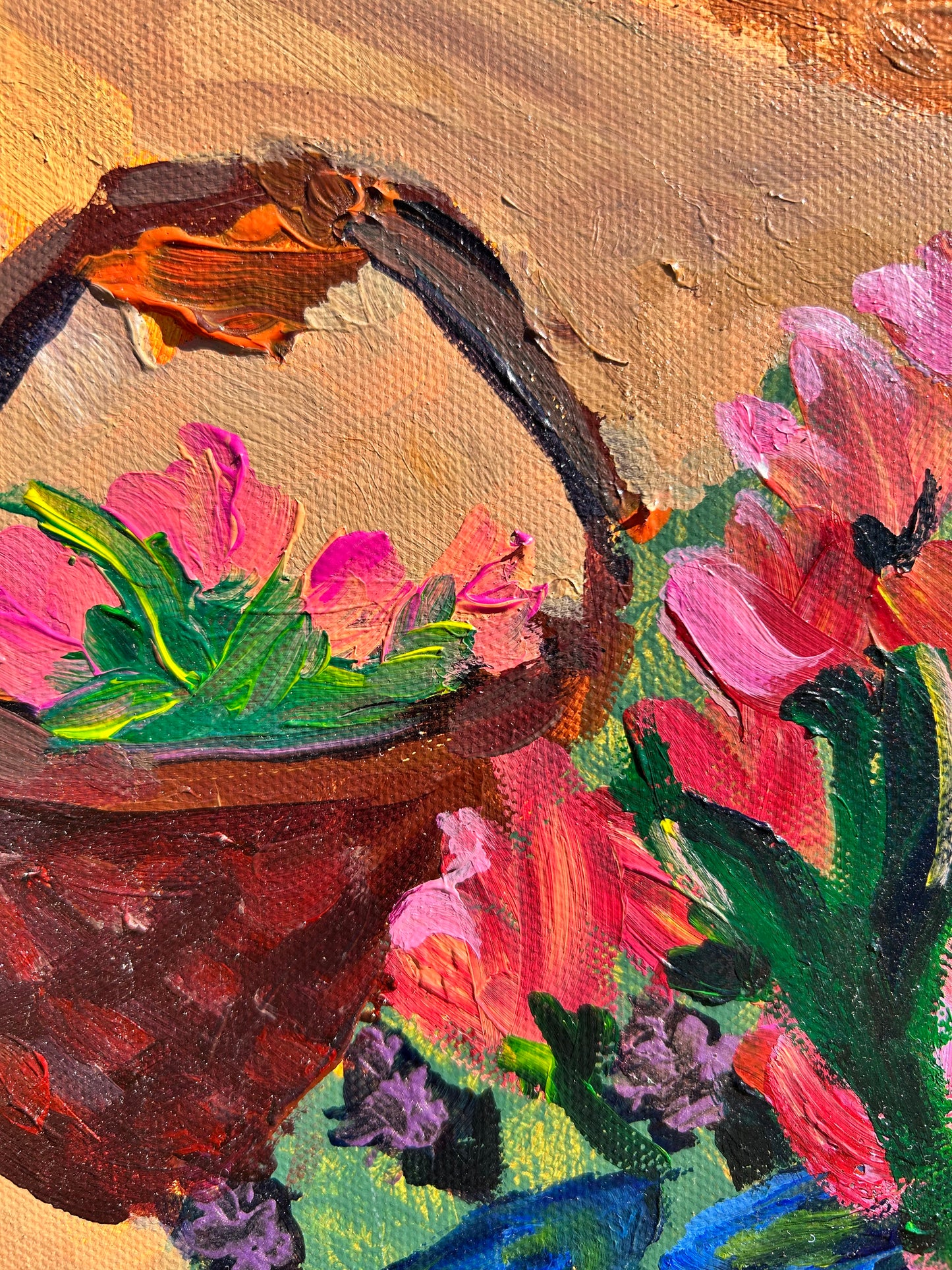 Tanja’s Flowers | Original 24x36 Acrylic Painting | May D Studio